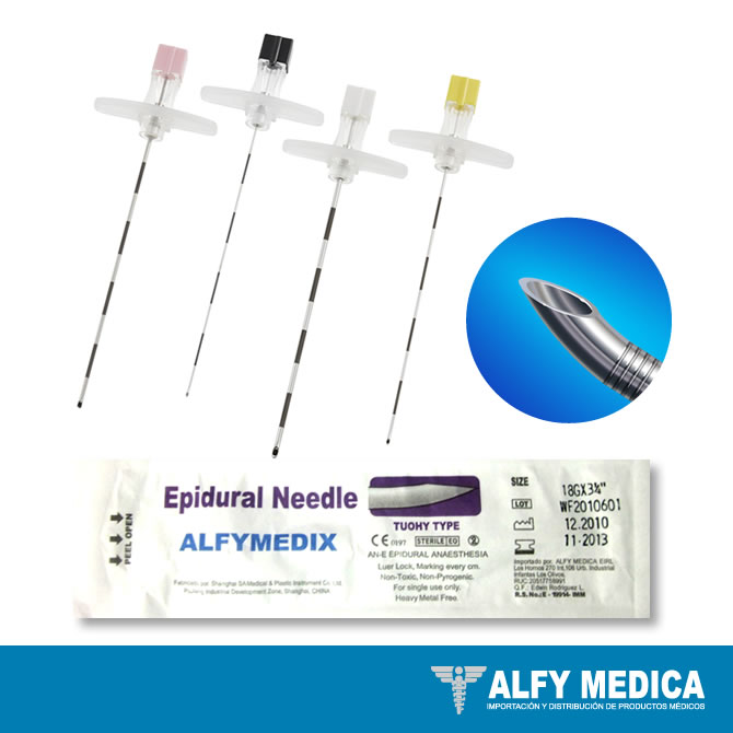 agujas epidurales alfymedix